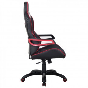 Кресло компьютерное BRABIX Nitro GM-001 (ткань/экокожа) черное, вставки красные (531816) в Еманжелинске - emanzhelinsk.mebel-74.com | фото