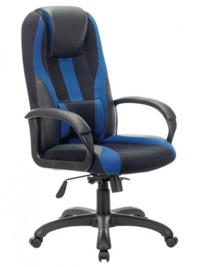 Кресло компьютерное BRABIX PREMIUM "Rapid GM-102" (экокожа/ткань, черное/синее) 532106 в Еманжелинске - emanzhelinsk.mebel-74.com | фото