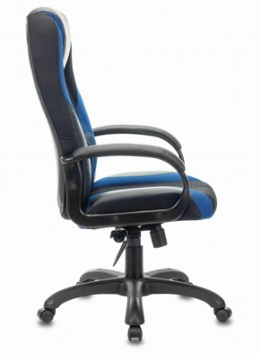 Кресло компьютерное BRABIX PREMIUM "Rapid GM-102" (экокожа/ткань, черное/синее) 532106 в Еманжелинске - emanzhelinsk.mebel-74.com | фото