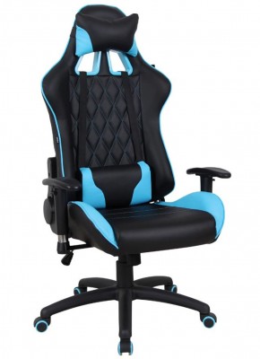 Кресло компьютерное BRABIX "GT Master GM-110" (черное/голубое) 531928 в Еманжелинске - emanzhelinsk.mebel-74.com | фото