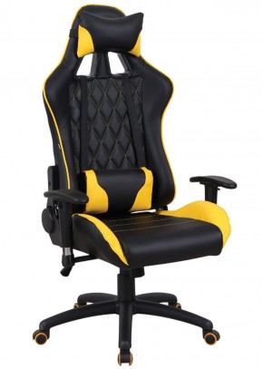 Кресло компьютерное BRABIX "GT Master GM-110" (черное/желтое) 531927 в Еманжелинске - emanzhelinsk.mebel-74.com | фото
