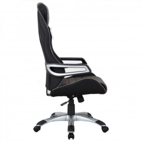 Кресло компьютерное BRABIX Techno GM-002 (ткань) черное/серое, вставки белые (531815) в Еманжелинске - emanzhelinsk.mebel-74.com | фото