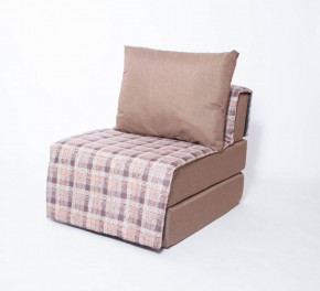 Кресло-кровать бескаркасное Харви (коричневый-квадро беж) в Еманжелинске - emanzhelinsk.mebel-74.com | фото