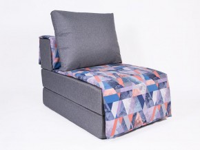 Кресло-кровать бескаркасное Харви (серый-сноу деним) в Еманжелинске - emanzhelinsk.mebel-74.com | фото