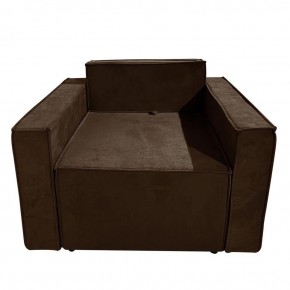 Кресло-кровать Принц КК1-ВК (велюр коричневый) в Еманжелинске - emanzhelinsk.mebel-74.com | фото