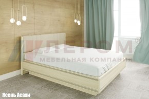 Кровать КР-1014 с мягким изголовьем в Еманжелинске - emanzhelinsk.mebel-74.com | фото