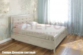 Кровать КР-1033 с мягким изголовьем в Еманжелинске - emanzhelinsk.mebel-74.com | фото