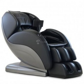 Массажное кресло PS6500 черно-серебряное в Еманжелинске - emanzhelinsk.mebel-74.com | фото