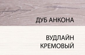 Шкаф угловой 2D, OLIVIA, цвет вудлайн крем/дуб анкона в Еманжелинске - emanzhelinsk.mebel-74.com | фото